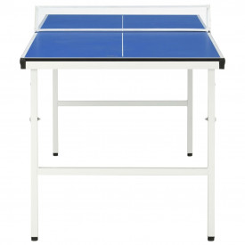 Masă de ping pong cu fileu, albastru, 152 x 76 x 66 cm - Img 3