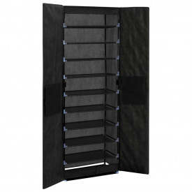 Pantofar, negru, 60 x 30 x 166 cm, material textil - Img 4
