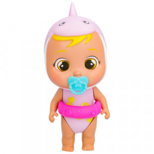 Papusa IMC Bebelus Mini Cry Babies Beach Finny, 910447 - Img 2