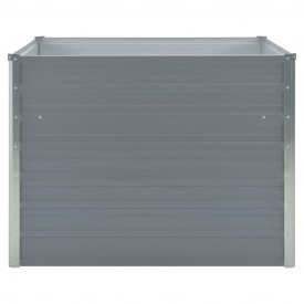 Pat înalt straturi, 100x100x77, oțel galvanizat, gri - Img 3