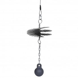 Perie Rotundă pentru Curățat Coșul de Fum Diametru 15 cm - Img 2
