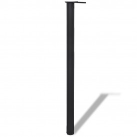 Picioare de masă reglabile pe înălțime, 4 buc, 1100 mm, negru - Img 2