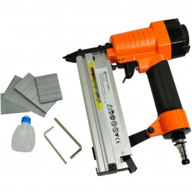 Pistol pneumatic de împușcat cuie + capsator 2 în 1 - Img 5
