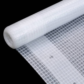 Prelată Leno 260 g/m², alb, 4 x 15 m - Img 3