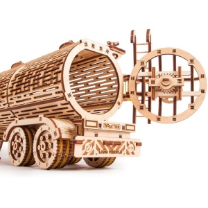 Puzzle 3D din lemn remorca cisterna pentru tirul Big Rig - Img 3