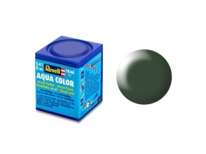 Revell Vopsea Pe Baza De Apa Silk Dark Green(Ral 6020)Aqua Color Acrylic 18Ml Rev36363