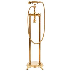 Robinet de cadă independent, auriu, 99,5 cm, oțel inoxidabil