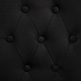 Scaune de bucătărie, 2 buc., negru, material textil - Img 7