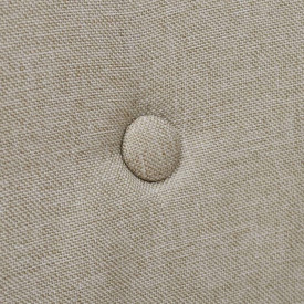Scaune de bucătărie 4 buc, cadru stejar, textil, bej - Img 5