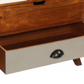Servantă, 115 x 35 x 86 cm, lemn masiv de acacia - Img 7