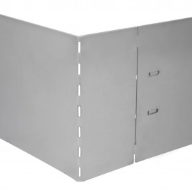 Set 15 separatoare flexibile pentru gazon, oțel galvanizat, 100 x 15cm - Img 6