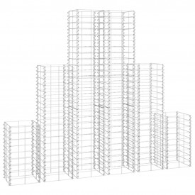 Set 6 gabioane din sârmă galvanizată mărimi diferite - Img 2