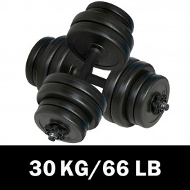 Set gantere 30kg (2x15kg)
