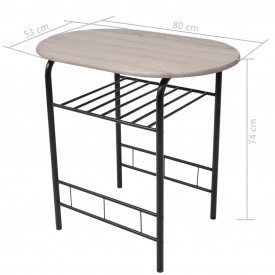 Set mobilier bar mic dejun, MDF - Img 8