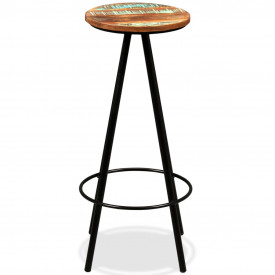 Set mobilier de bar, 3 piese, lemn masiv reciclat - Img 8