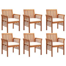 Set mobilier de exterior cu perne 7 piese lemn masiv de acacia - Img 3