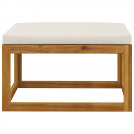 Set mobilier grădină cu perne, 5 piese, lemn masiv acacia - Img 11