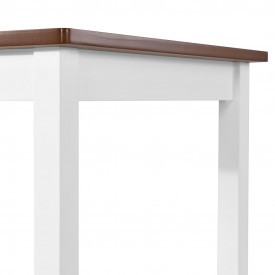 Set mobilier tip bar, masă și scaune, 3 piese, lemn masiv - Img 10