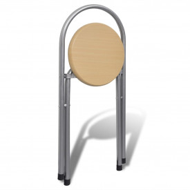Set mobilier tip bar pliabil pentru micul dejun cu 2 scaune - Img 7