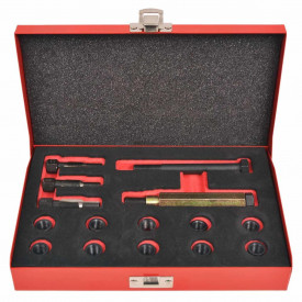 Set reparații filet bujii 15 piese M10 x 1,0 mm - Img 2