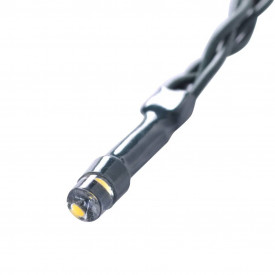 Sferă lemn și frunze artificiale LED-uri energie solară 35 cm, 2 buc - Img 8