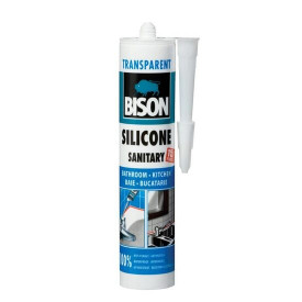 Silicon Sanitar BISON, 280ml, transparent - Img 2