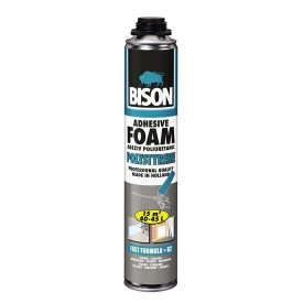 Spumă poliuretanică pentru polistiren BISON, de pistol, 700ml - Img 2