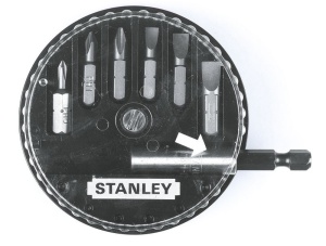 Stanley 1-68-735 Set 7 biti, PZ, drepti, adaptor magnetic