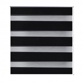 Stor Zebra, 100 x 175 cm, Negru - Img 2