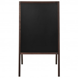 Tablă neagră cu două fețe, lemn cedru, verticală, 60 x 80 cm - Img 2