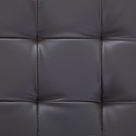 Taburet de depozitare, gri, 87,5 cm, piele artificială - Img 5