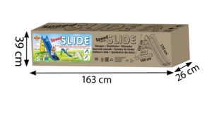 Tobogan pentru copii Dohany verde lime, Speed, 170 cm, DO463LIME - Img 2