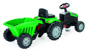Tractor Pilsan cu Pedale si Remorca Verde, PILS07 316 VERDE - Img 2