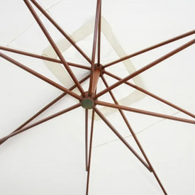 Umbrelă de soare 300 x 400 cm, Alb - Img 4