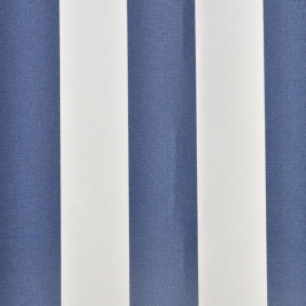 vidaXL Acoperiș de copertină din pânză, albastru &amp; alb, 481x296 cm - Img 3