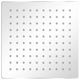 vidaXL Cap de duș tip ploaie, 2 buc., 20 x 20 cm, oțel inoxidabil - Img 2
