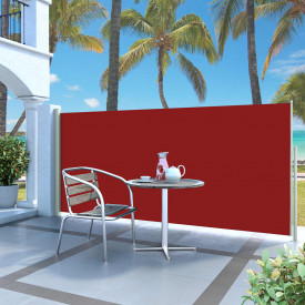 vidaXL Copertină laterală retractabilă, roșu, 140 x 300 cm