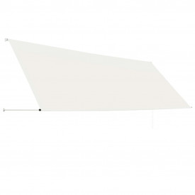vidaXL Copertină retractabilă, crem, 400 x 150 cm - Img 4