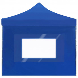 vidaXL Cort de petrecere pliabil cu pereți, albastru, 6x3 m, aluminiu - Img 6