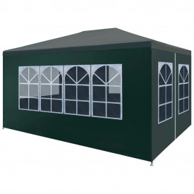 vidaXL Cort pentru petrecere, verde, 3 x 4 m - Img 1
