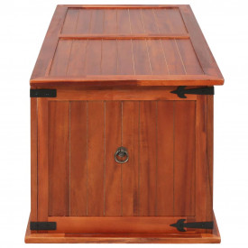 vidaXL Cufăr de depozitare, 79 x 34 x 32 cm, lemn masiv de salcâm - Img 4