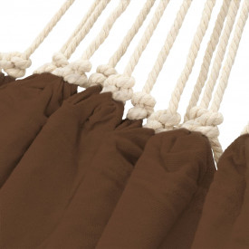 vidaXL Hamac pliabil 2 persoane, maro, 360 x 150 cm - Img 3