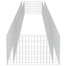 vidaXL Jardinieră gabion, oțel galvanizat, 540 x 90 x 50 cm - Img 6