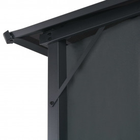 vidaXL Pavilion cu perdea, negru, 4 x 3 x 2,6 m - Img 5
