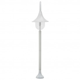 vidaXL Stâlp de iluminat pentru grădină, alb, 120 cm, aluminiu, E27 - Img 2