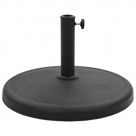 vidaXL Suport umbrelă de soare, negru, 19 kg, polirășină, rotund - Img 2