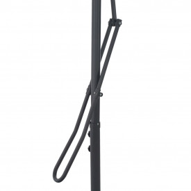 vidaXL Umbrelă soare de exterior, stâlp oțel, gri taupe, 250 x 250 cm - Img 6