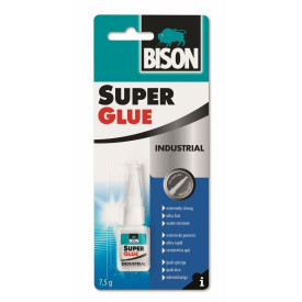 Adeziv instant cianoacrilat BISON Super Glue Industrial, 7,5ml - Img 2