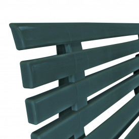 Bancă de grădină 145,5x49x74 cm, plastic, verde - Img 5