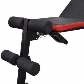 Bancă reglabilă pentru abdomene cu set haltere/gantere 60,5 kg - Img 7
